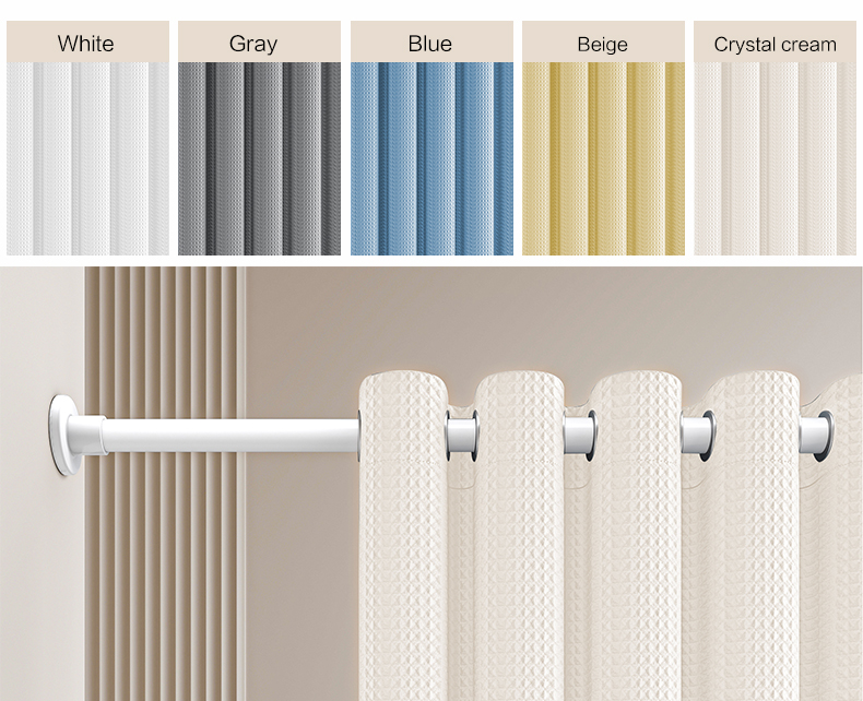  Waffle Weave  Shower Curtain