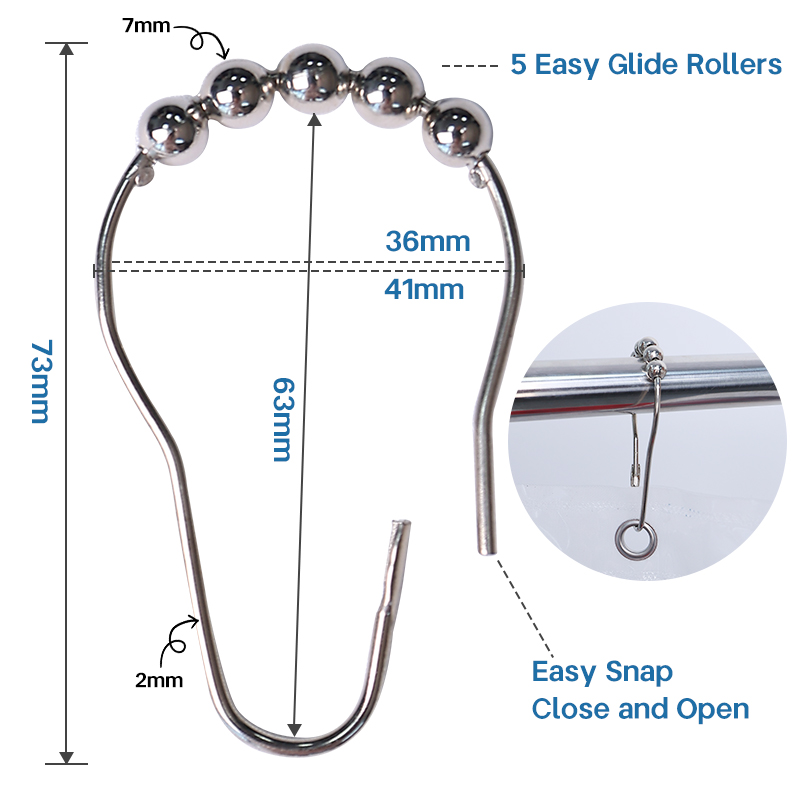 Ball Bearing Curtain Rings